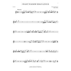 I Want To Know What Love Is