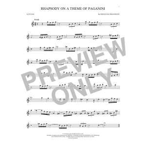 Rhapsody On A Theme Of Paganini