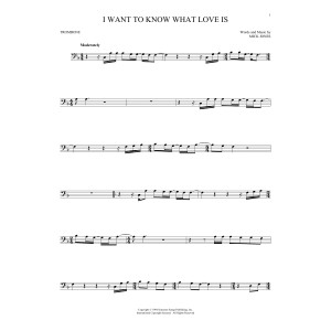 I Want To Know What Love Is