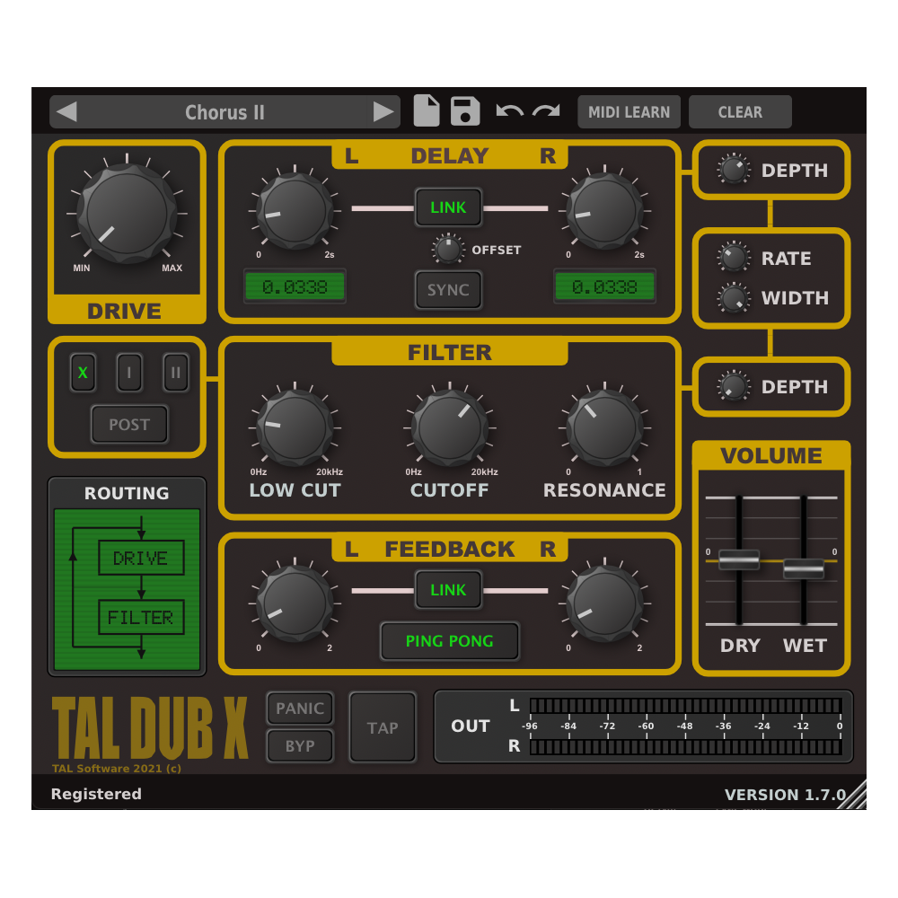 TAL Software TAL Dub-X Delay
