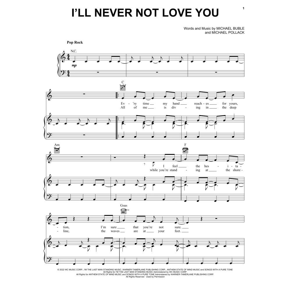 I'll Never Not Love You