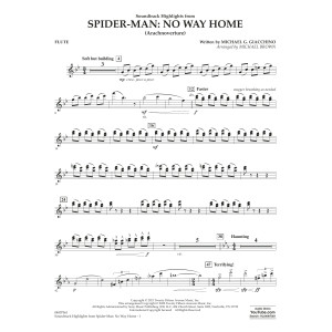 Soundtrack Highlights from Spider-Man: No Way Home (arr. Brown) - Flute