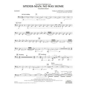 Soundtrack Highlights from Spider-Man: No Way Home (arr. Brown) - Bassoon