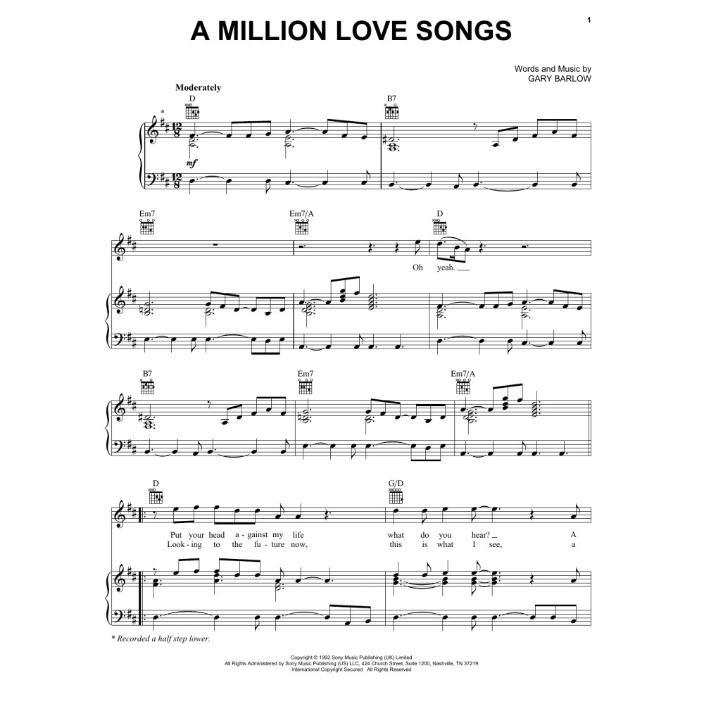 A Million Love Songs