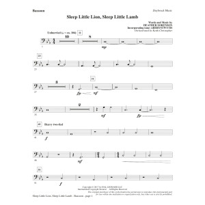 Sleep Little Lion, Sleep Little Lamb - Bassoon
