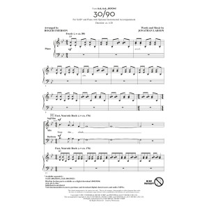 30/90 (from tick, tick... BOOM!) (arr. Roger Emerson)