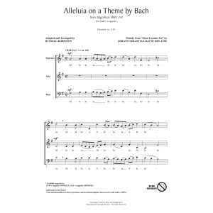 Alleluia On A Theme By Bach (from Magnificat, BWV 243) (arr. Russell Robinson)