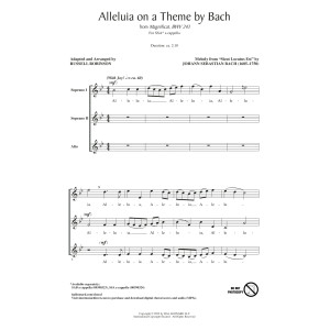 Alleluia On A Theme By Bach (from Magnificat, BWV 243) (arr. Russell Robinson)
