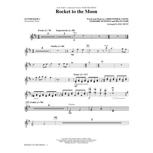 Rocket To The Moon (from Over The Moon) (arr. Mac Huff) - Synth 2
