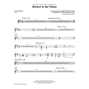 Rocket To The Moon (from Over The Moon) (arr. Mac Huff) - Synth 3