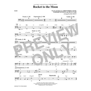 Rocket To The Moon (from Over The Moon) (arr. Mac Huff) - Bass