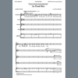Ae Fond Kiss (arr. Paul Mealor)