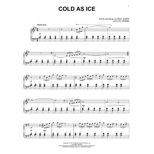 Cold As Ice [Classical version] (arr. David Pearl)