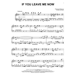 If You Leave Me Now [Classical version] (arr. David Pearl)