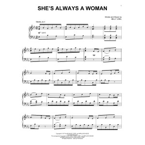 She's Always A Woman [Classical version] (arr. David Pearl)