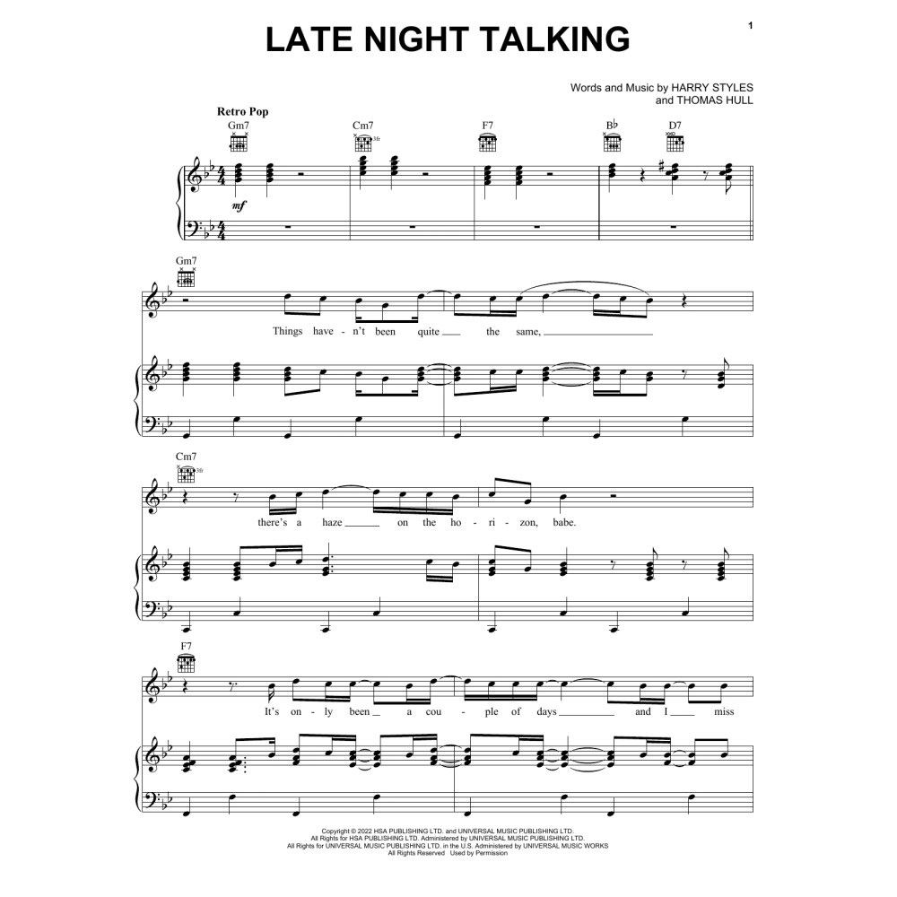 Late Night Talking