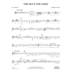 The Sky's the Limit - Bb Clarinet 2