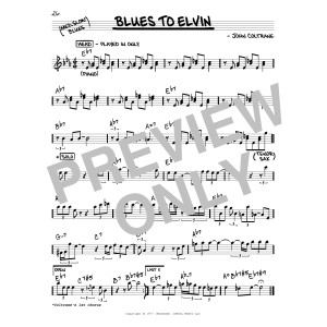 Blues To Elvin