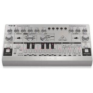 Behringer TD-3 es un sintetizador de bajo analógico que recrea fielmente el clásico sonido de la legendaria TB-303. Con su 