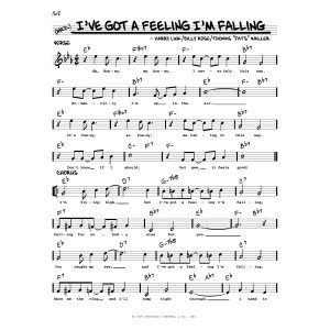 I've Got A Feeling I'm Falling (arr. Robert Rawlins)