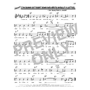 I'm Gonna Sit Right Down And Write Myself A Letter (arr. Robert Rawlins)