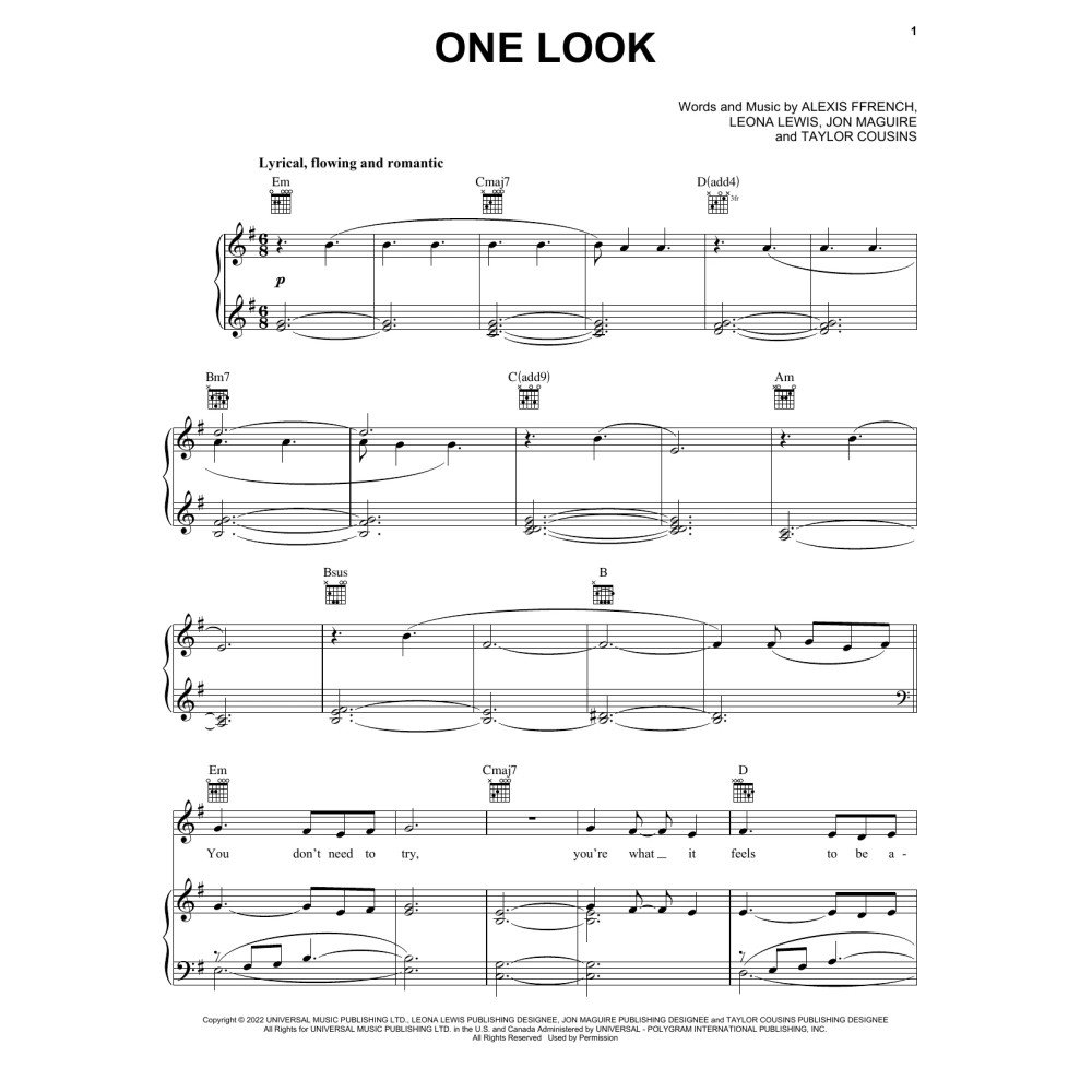 One Look (feat. Leona Lewis)