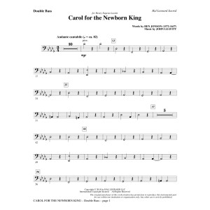 Carol For The Newborn King - Double Bass