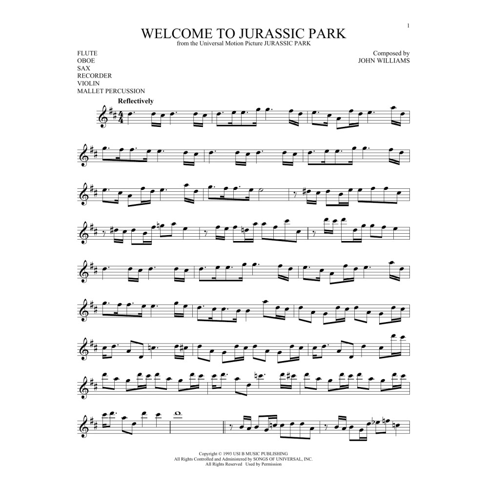 Welcome To Jurassic Park (from Jurassic Park)