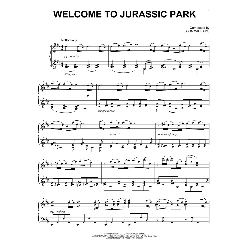 Welcome To Jurassic Park (from Jurassic Park)