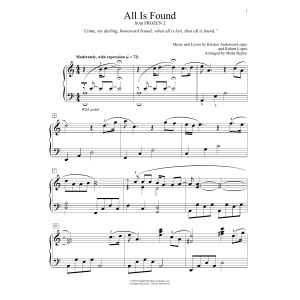 All Is Found (from Disney's Frozen 2) (arr. Mona Rejino)