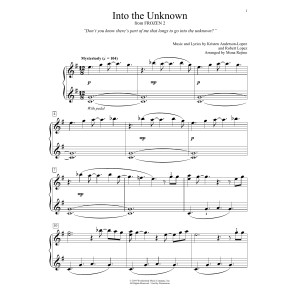 Into The Unknown (from Disney's Frozen 2) (arr. Mona Rejino)