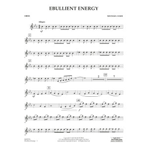 Ebullient Energy - Oboe