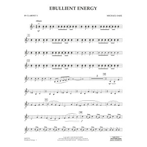 Ebullient Energy - Bb Clarinet 1