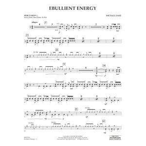 Ebullient Energy - Percussion 1