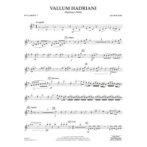 Vallum Hadriani (Hadrian's Wall) - Bb Clarinet 1
