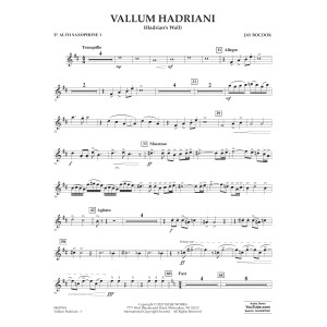 Vallum Hadriani (Hadrian's Wall) - Eb Alto Saxophone 1