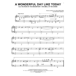 A Wonderful Day Like Today (from The Roar Of The Greasepaint - The Smell Of The Crowd)