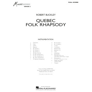 Quebec Folk Rhapsody - Full Score