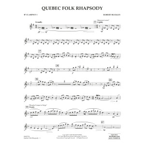 Quebec Folk Rhapsody - Bb Clarinet 1