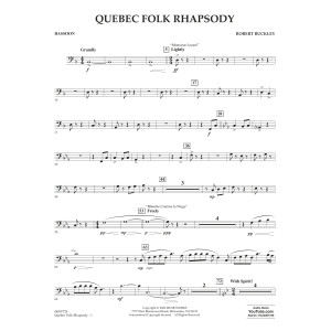 Quebec Folk Rhapsody - Bassoon