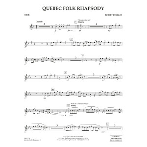 Quebec Folk Rhapsody - Oboe