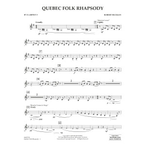 Quebec Folk Rhapsody - Bb Clarinet 3