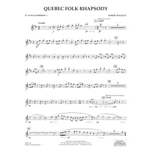 Quebec Folk Rhapsody - Eb Alto Saxophone 1