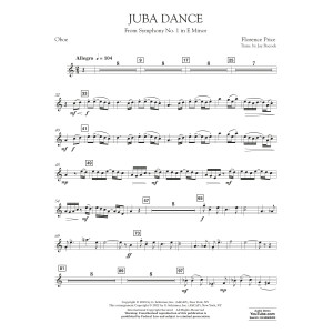Juba Dance (from Symphony No. 1) - Oboe