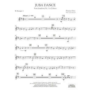 Juba Dance (from Symphony No. 1) - Trumpet 1 in Bb