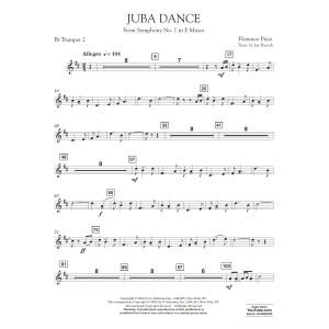 Juba Dance (from Symphony No. 1) - Trumpet 2 in Bb