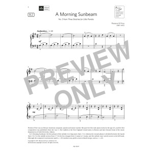 A Morning Sunbeam (Grade 1, list B2, from the ABRSM Piano Syllabus 2023 & 2024)