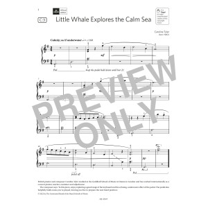 Little Whale Explores the Calm Sea (Grade 1, list C3, from the ABRSM Piano Syllabus 2023 & 2024)