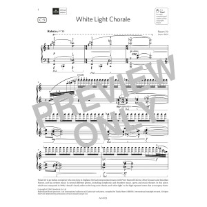 White Light Chorale (Grade 7, list C3, from the ABRSM Piano Syllabus 2023 & 2024)