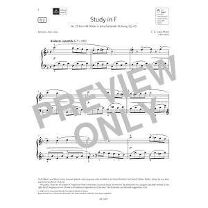 Study in F (Grade 3, list B2, from the ABRSM Piano Syllabus 2023 & 2024)